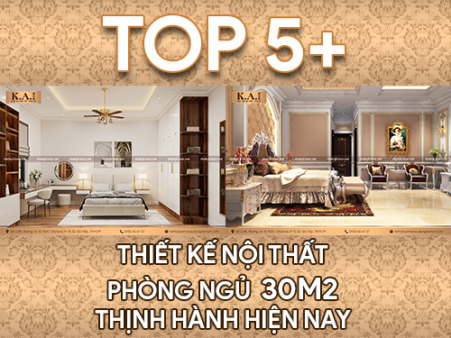 Thumbnail Top 5+ thiết kế nội thất phòng ngủ 30m2 thịnh hành hiện nay